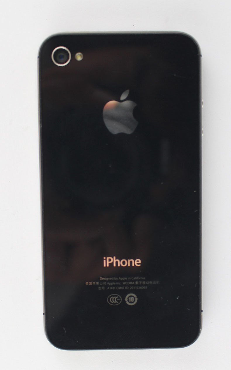 苹果【iphone 4s】 联通 3g/2g 黑色 16 g 国行8成新 所见即所得