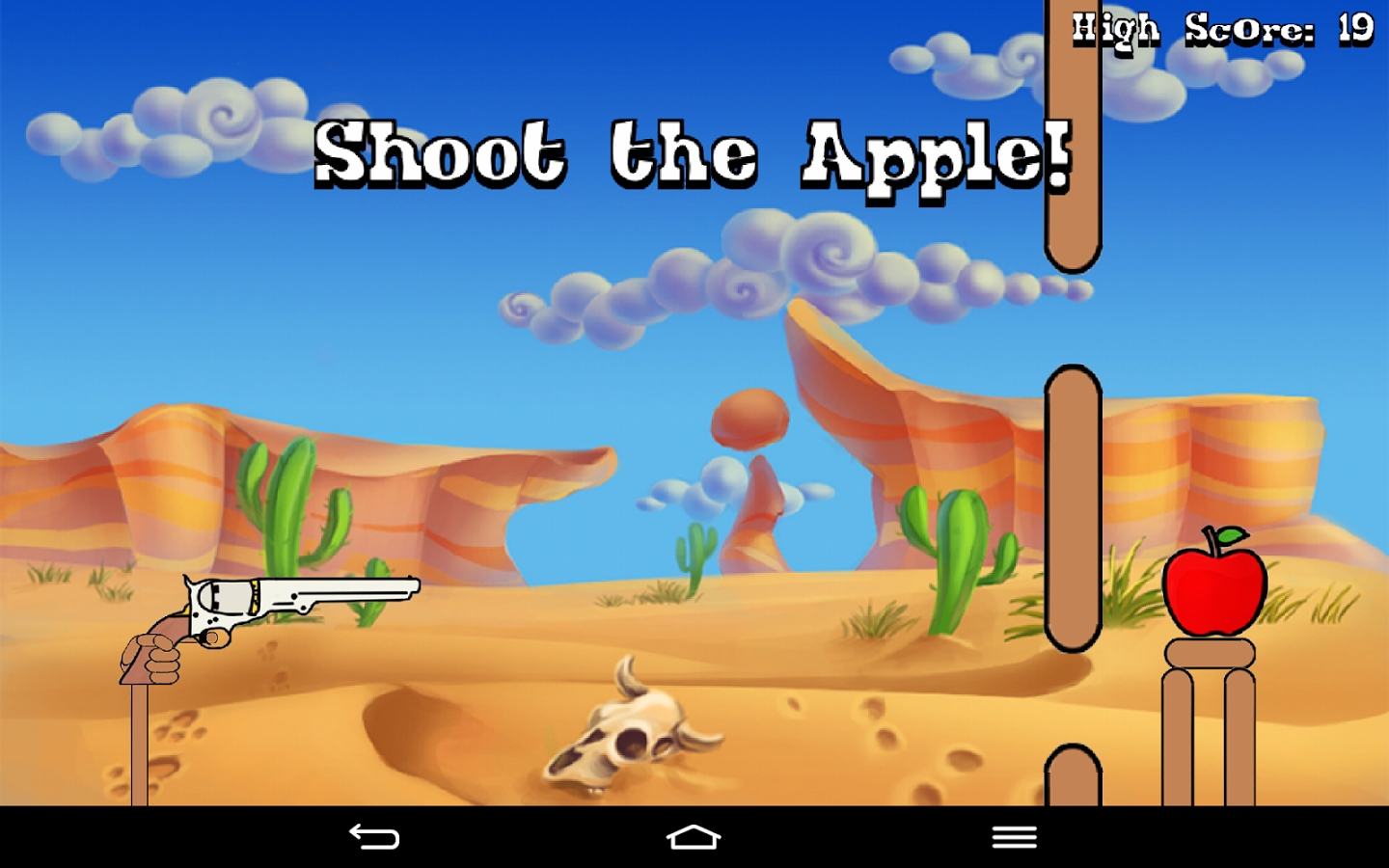 shoot the apple