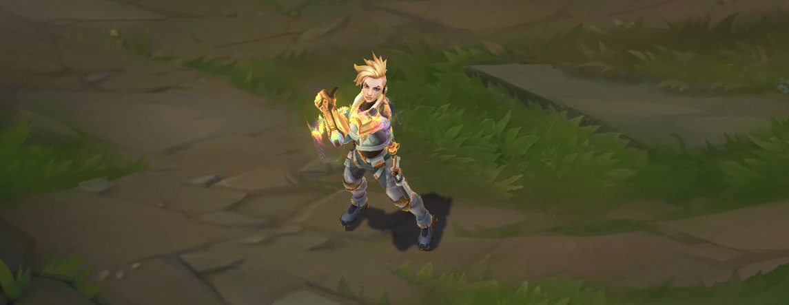 测试服更新:灵能特工· 伊泽瑞尔(至臻)建模