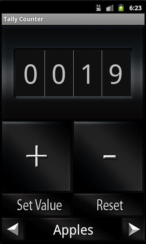 tally counter (6分)