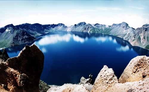 長白山天池火山