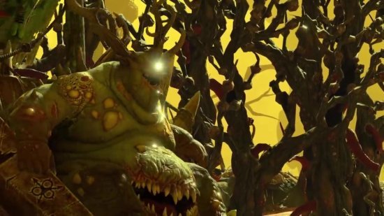 战锤全面战争3花园之战纳垢vs色孽预告敢来我慈父的花园撒野