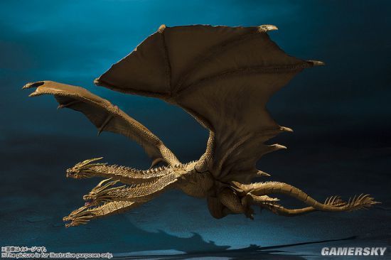 哥斯拉2王者基多拉可动模型超大尺寸效果震撼