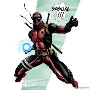 原力加忍术国外画师绘制光剑版火影忍者