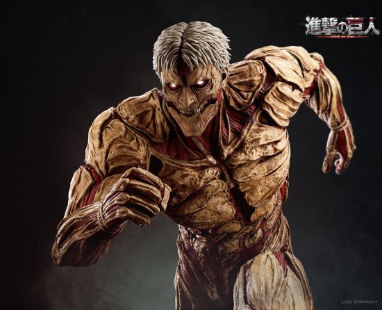 育碧艺术家创作铠之巨人建模精细纹理细致还原