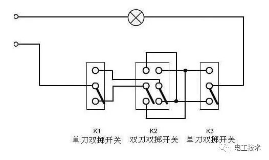 多控電路懂嗎詳解雙控三控多控開關電路圖