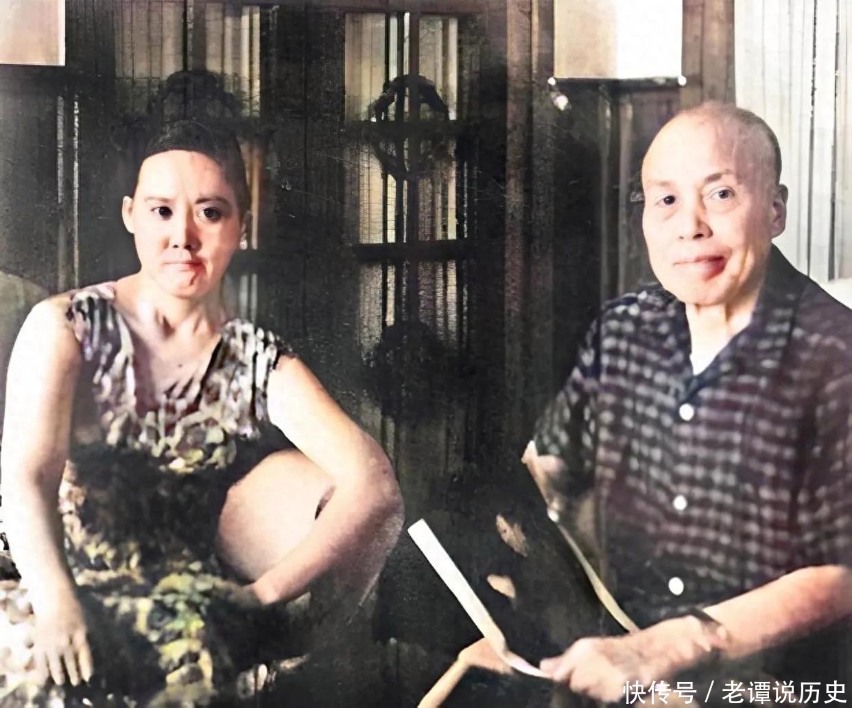 60年代，李宗仁和胡友松，一张罕见合影，相差四十多岁，感情很好 - 360娱乐，你开心就好