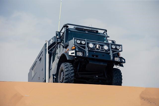 乌尼莫克房车 u4000底盘改装越野 华丽变身
