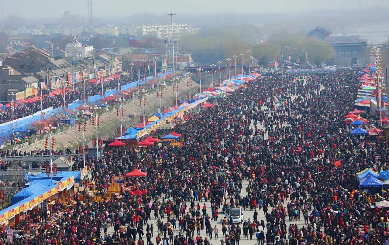淮阳太昊陵庙会有多火?随主播来看 02-北京时间