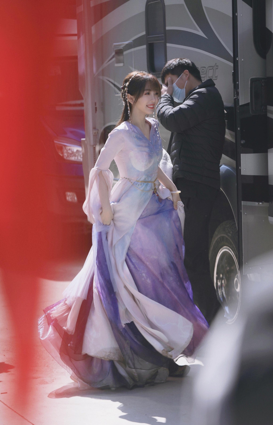 苍兰诀路透曝光虞书欣元气满满王鹤棣冷面霸气