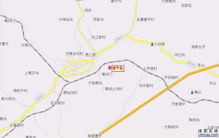 建平地图