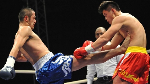 【武林风】搏击王魏锐施神技 秒杀ko空手道