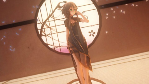【mmd】极乐净土【金丝雀旗袍洛天依】