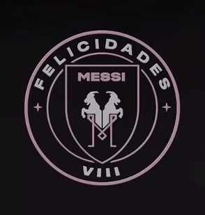 梅西获第八座金球奖迈阿密国际修改队标为其庆祝