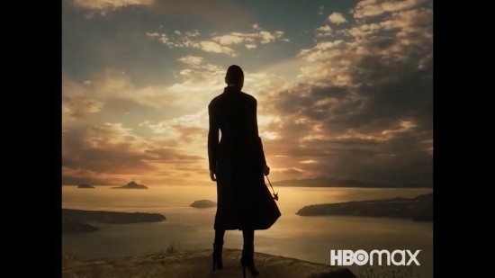 扎导正义联盟神奇女侠预告黑色风衣飒爽帅气