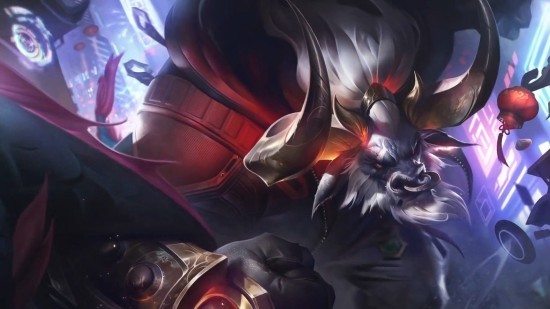 英雄联盟牛年春节皮肤原画安妮月男新英雄佛耶戈