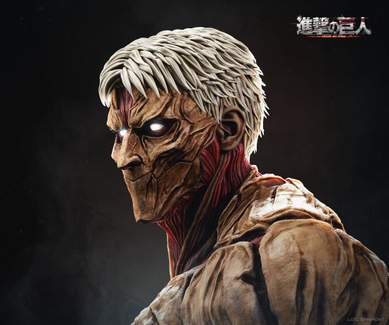 育碧艺术家创作铠之巨人建模精细纹理细致还原