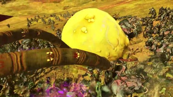 战锤全面战争3花园之战纳垢vs色孽预告敢来我慈父的花园撒野