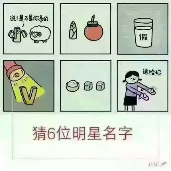 猜明星名字图片第一个小沈阳的答案