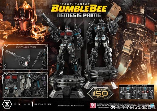 p1s推出变形金刚暗黑擎天柱暗天仇雕像售价12万元细节丰富