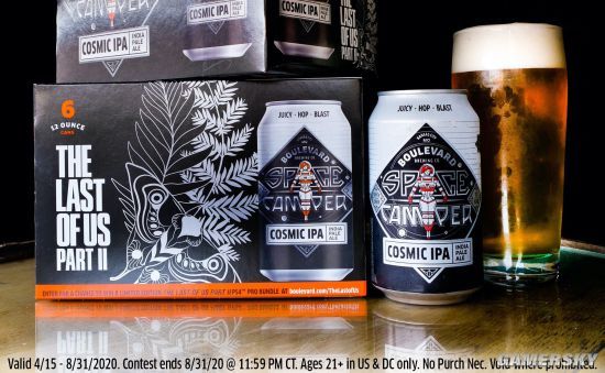 美国啤酒公司boulevardbrewing宣布联动最后生还者2购限定版啤酒有