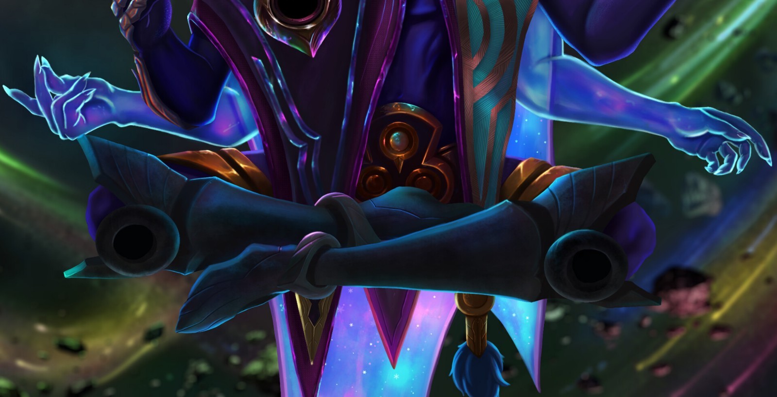 粉丝绘制死兆星系列同人皮肤:烬,辛德拉,noc