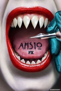 美国恐怖故事第十季海报曝光血盆大口袭来