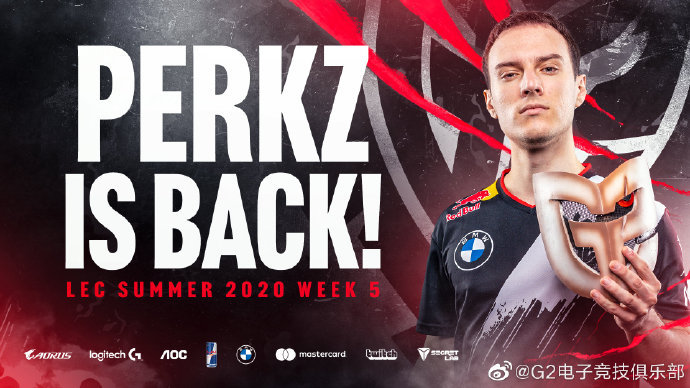 g2官宣:休假的阿p回来了