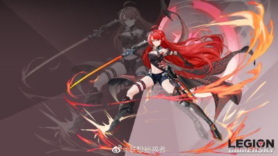 联想推二次元形象拯救姬蓝白红三种形态还要出手办