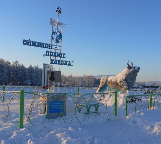 世界寒极之地入冬首日气温达零下53度