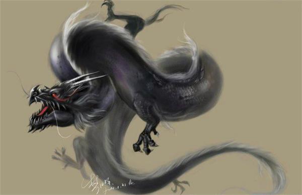 中国传说中的神龙黑龙