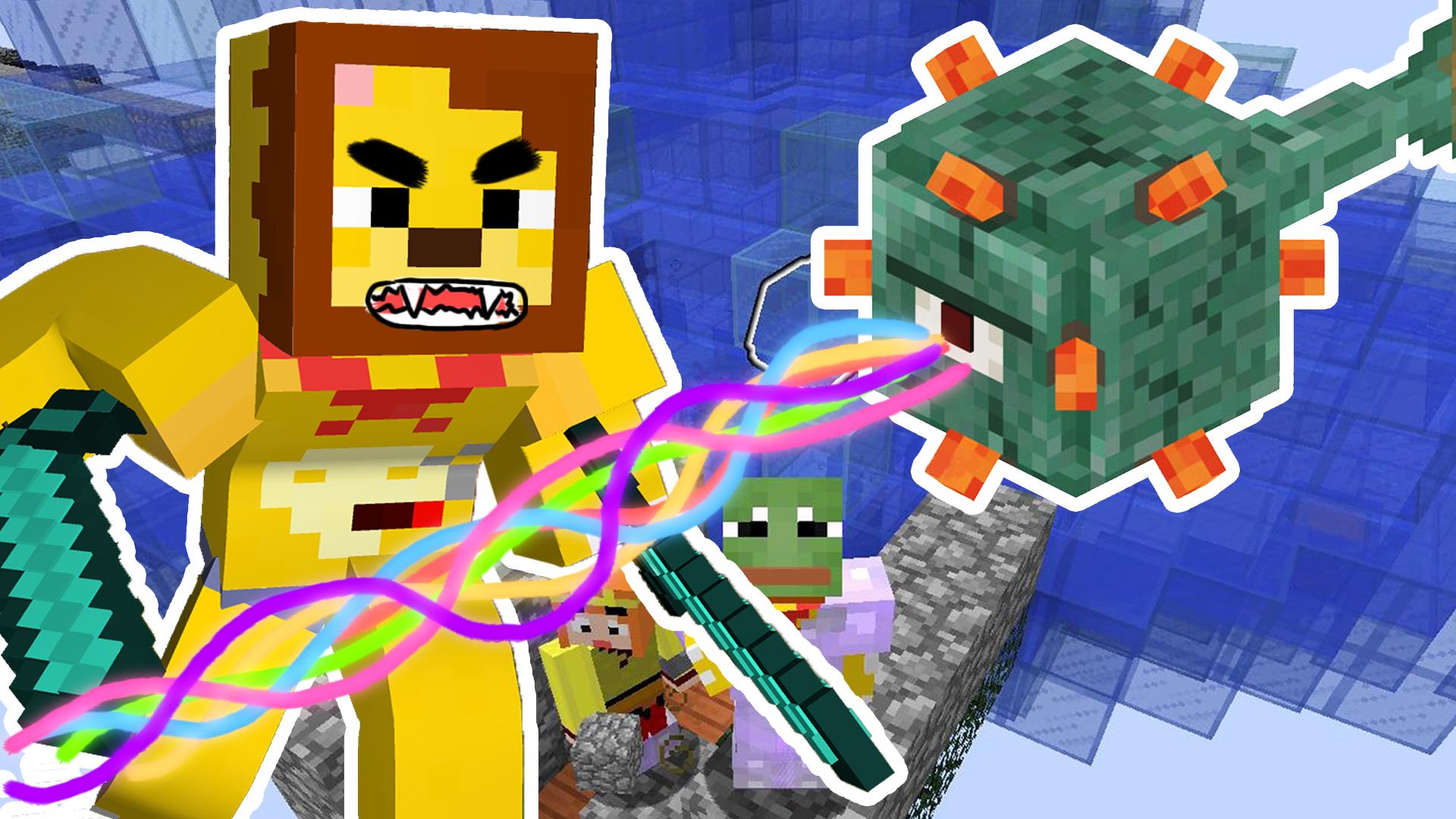 【小本】我的世界16号空岛ep5〓海岛守卫者〓minecraft mc实况解说