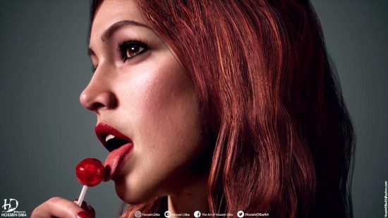 gta4封面女郎高清3d重制棒棒糖女孩极具魅惑