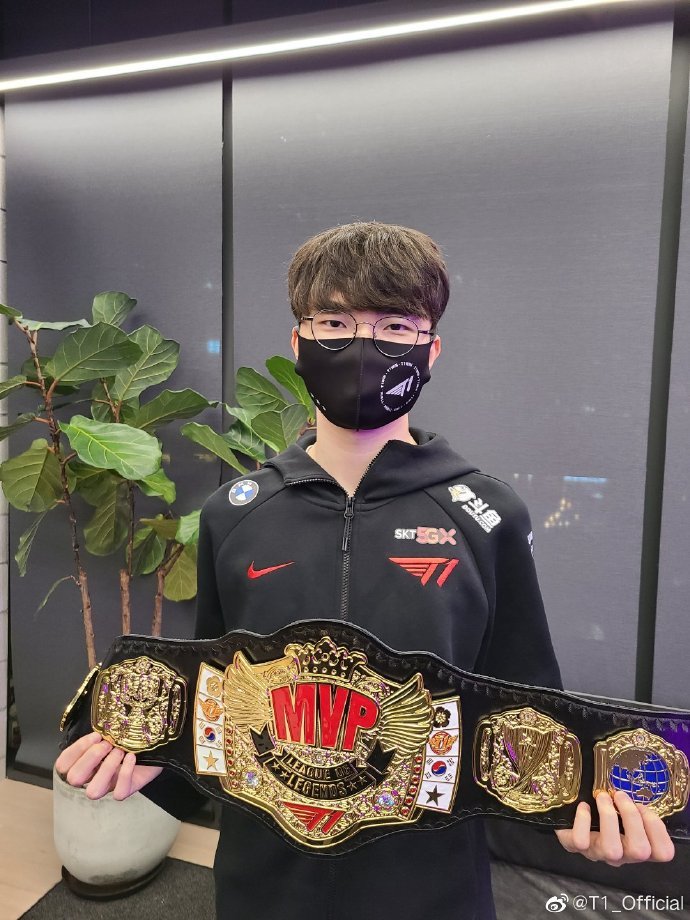 t1战胜hle:选定的mvp是faker