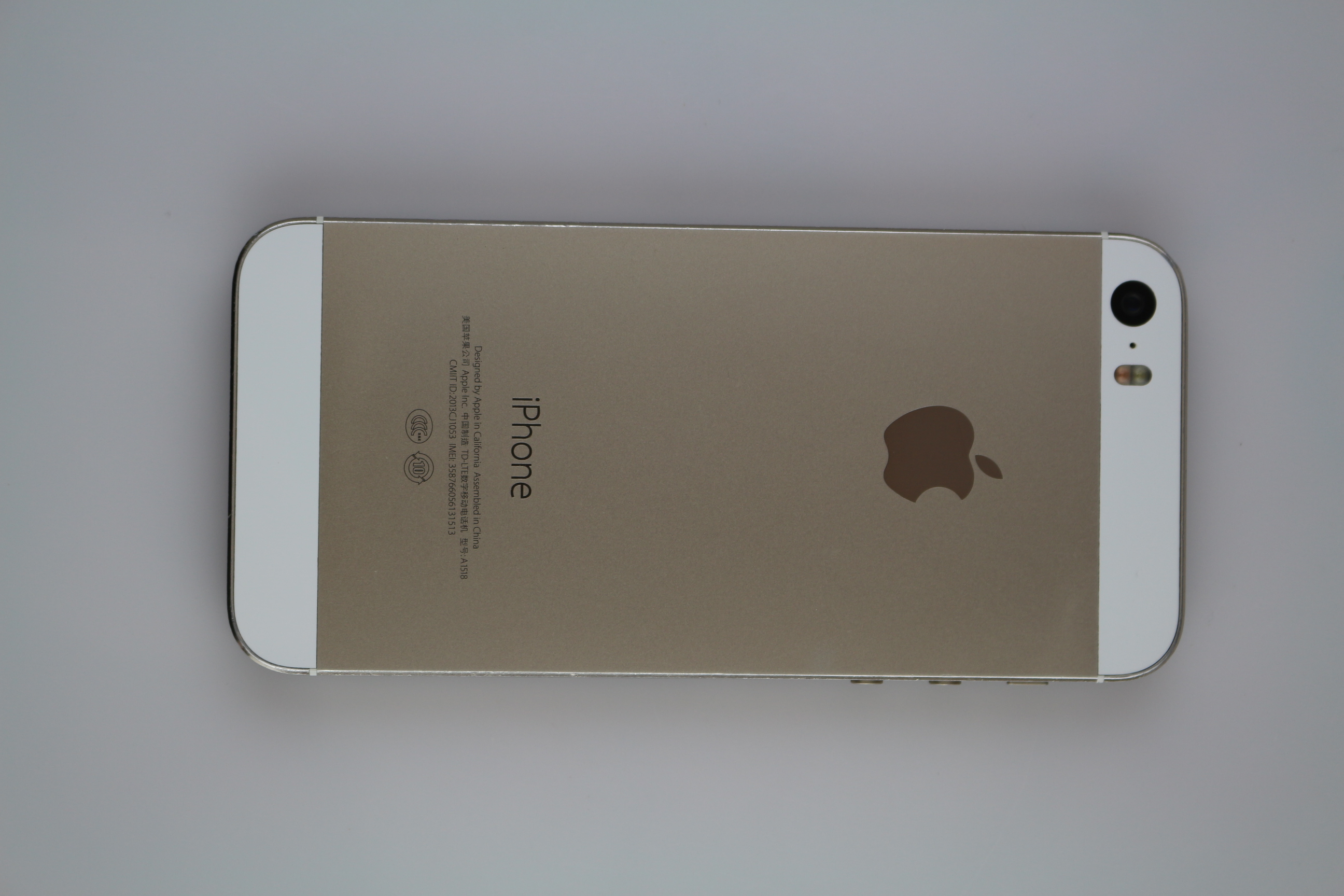 苹果【iphone 5s】 金色 16 g a1518 国行6新 所见即所得