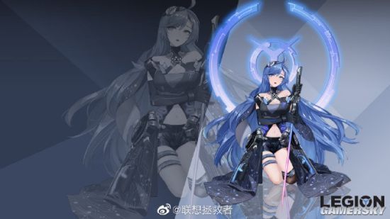 联想推二次元形象拯救姬蓝白红三种形态还要出手办