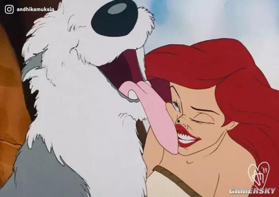 画师再度带来崩坏系迪士尼公主颜艺少女满分回归