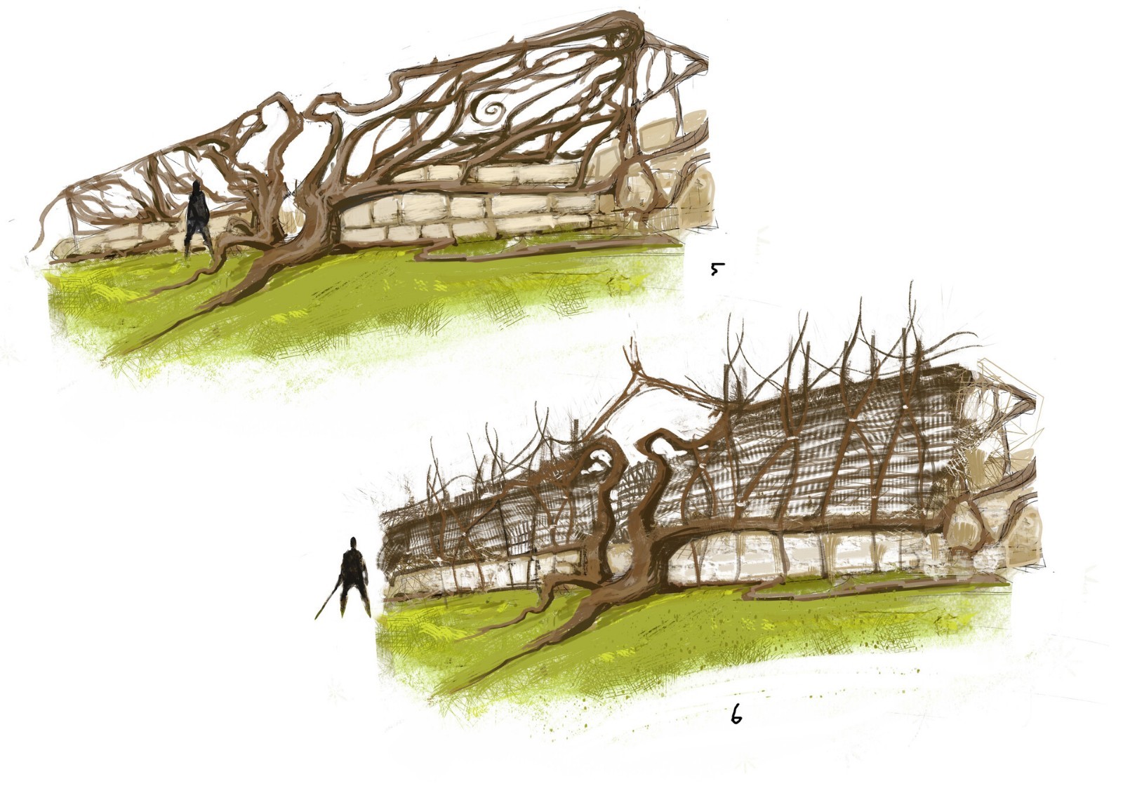 视觉设计师efflam mercier分享cg《觉醒》概念图及介绍