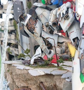 飞翼零式高达战损版网友耗时七月完成胶佬恐怖如斯