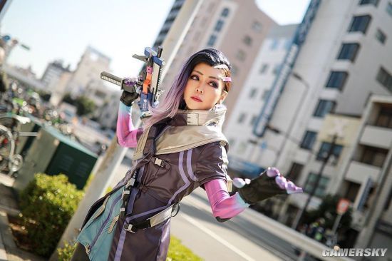 日本小姐姐守望先锋黑影cos酷似邓紫棋