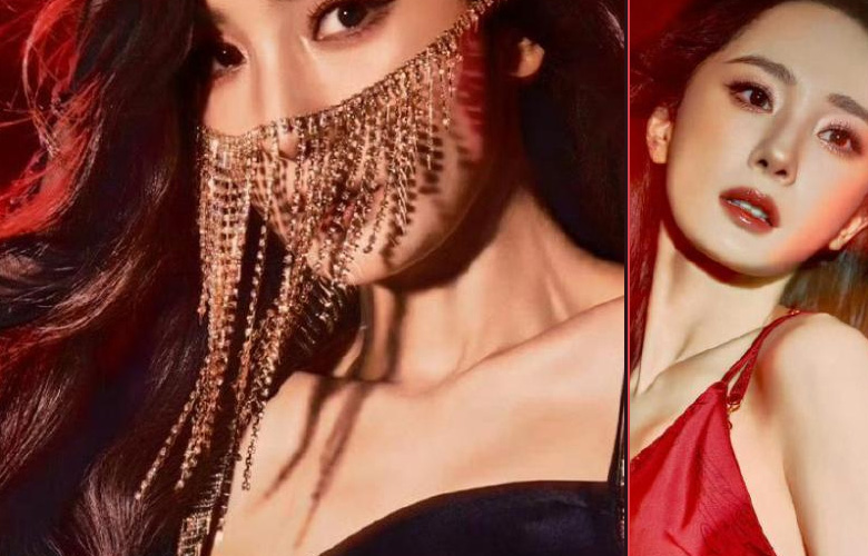 杨幂维密大片曝光！钻石脸链+吊带，网友：这才是真正人间妲己