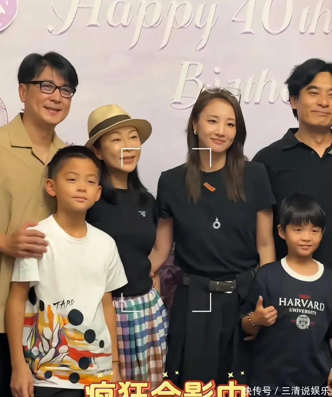41岁王冠带家属参加生日宴,圈外老公正脸曝光不帅但踏实有夫妻相 - 360娱乐,你开心就好