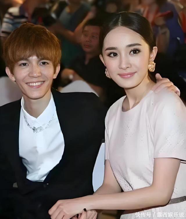 杨幂与郭敬明私密照曝光!从背后搂着合影关系好,男女界限模糊