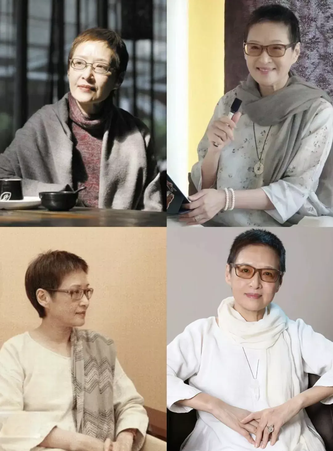 被71岁胡因梦的老年状态惊艳到!不乱烫发,穿衣简洁,优雅显气质