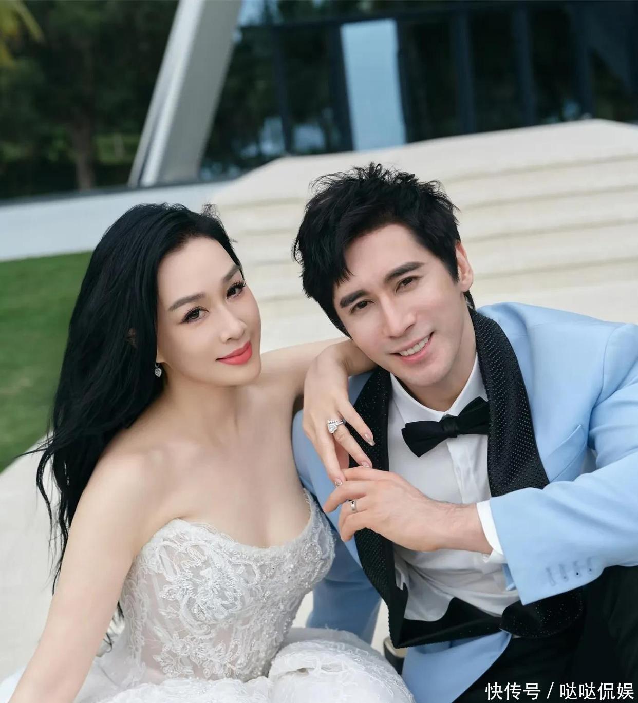 54岁钟丽缇和42岁张伦硕520晒婚纱照庆祝相恋十周年，姐弟恋好甜 - 360娱乐，你开心就好