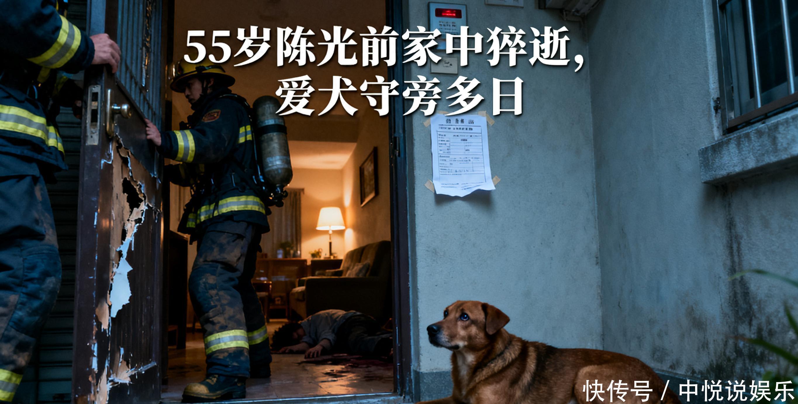 55岁演员陈光前家中猝逝，多日后才被发现，爱犬守旁画面令人心疼 - 360娱乐，你开心就好
